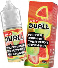 Жидкость DUALL Hard Salt Ultra - Кислая Жвачка Грейпфрут Клубника 30 мл (20 Ultra)
